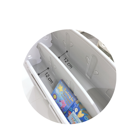 Kids Bookshelf with Toy Storage Organiser
