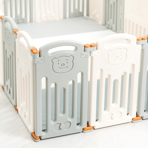 Bear Playpen - Classic Perfect Fit Set (Playpen + Play Mat)